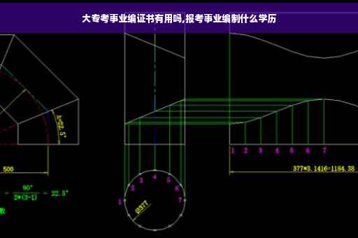 大专考事业编证书有用吗,报考事业编制什么学历