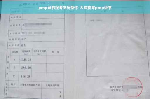 pmp证书报考学历条件-大专能考pmp证书