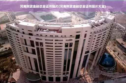 河南财政金融毕业证书图片(河南财政金融毕业证书图片大全)