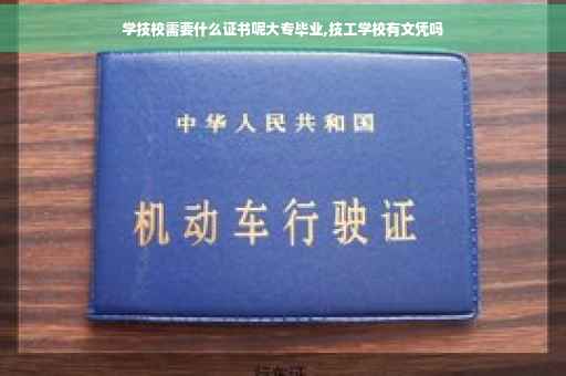 学技校需要什么证书呢大专毕业,技工学校有文凭吗