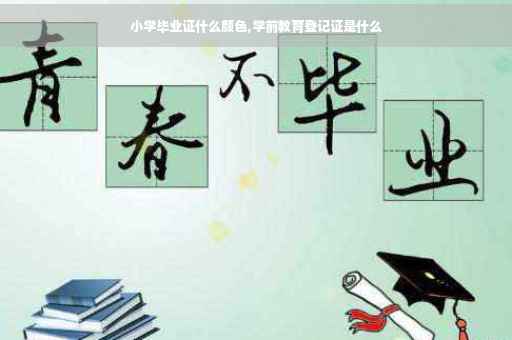 小学毕业证什么颜色,学前教育登记证是什么