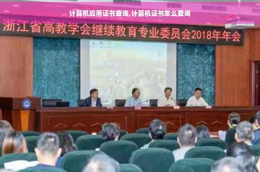计算机应用证书查询,计算机证书怎么查询