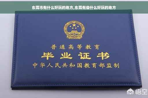 东莞市有什么好玩的地方,东莞有些什么好玩的地方