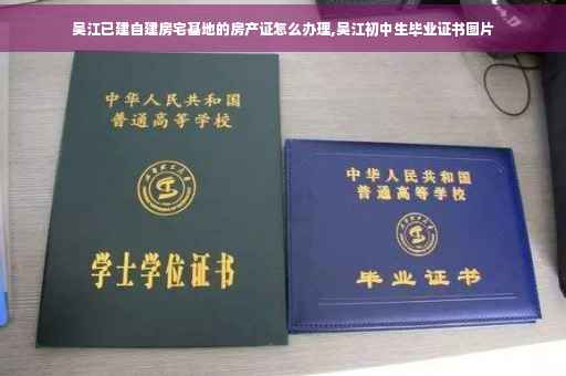 吴江已建自建房宅基地的房产证怎么办理,吴江初中生毕业证书图片