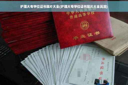 护理大专学位证书图片大全(护理大专学位证书图片大全高清)