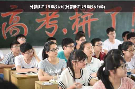 计算机证书是学校发的(计算机证书是学校发的吗)