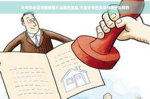 中专毕业证书模板图片高清有盖章,中技中专毕业证书是什么样的