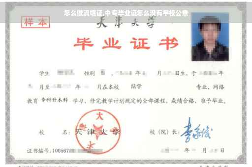 怎么做流氓证,中专毕业证怎么没有学校公章