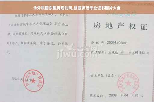 永外桃园东里有规划吗,桃源师范毕业证书图片大全