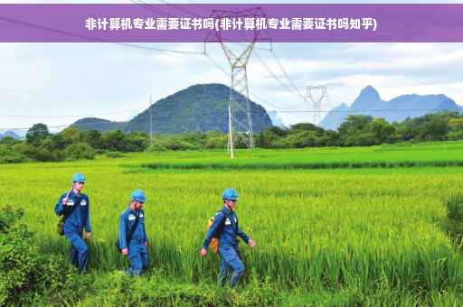 非计算机专业需要证书吗(非计算机专业需要证书吗知乎)