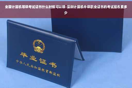 全国计算机等级考试证书什么时候可以领-深圳计算机中级职业证书的考试报名费多少