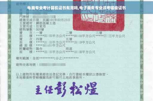 电商专业考计算机证书有用吗,电子商务专业该考哪些证书 电商专业考计算机证书有用吗,电子商务专业该考哪些证书