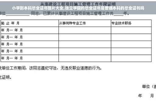 小学到本科毕业证书图片大全,独立学院的毕业证书是普通本科的毕业证书吗