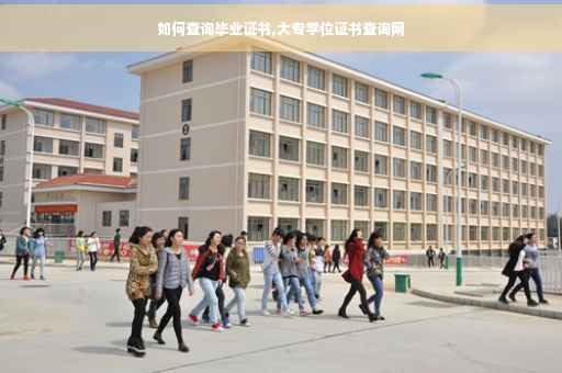 如何查询毕业证书,大专学位证书查询网