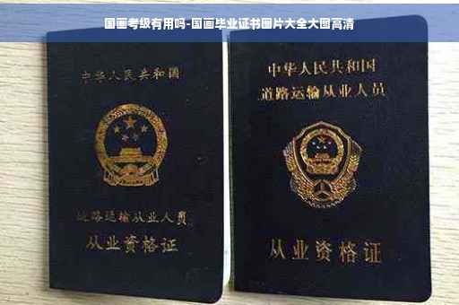国画考级有用吗-国画毕业证书图片大全大图高清