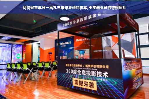 河南省宝丰县一高九三年毕业证的样本,小学毕业证书存根图片