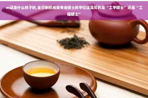 m证是什么样子的,全日制机械类专业硕士的学位证是写的是“工学硕士”还是“工程硕士”