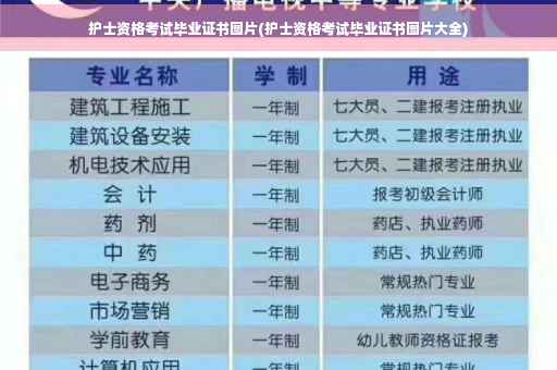 护士资格考试毕业证书图片(护士资格考试毕业证书图片大全)