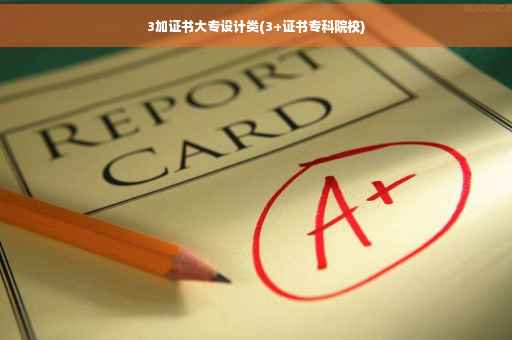 3加证书大专设计类(3+证书专科院校)