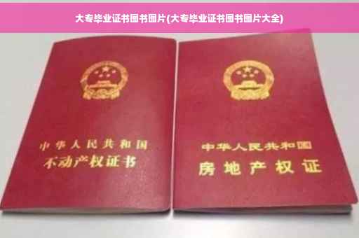 大专毕业证书图书图片(大专毕业证书图书图片大全)