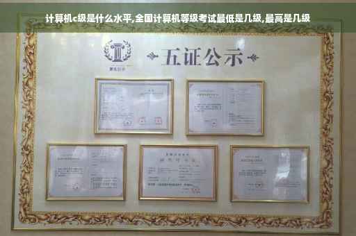计算机c级是什么水平,全国计算机等级考试最低是几级,最高是几级