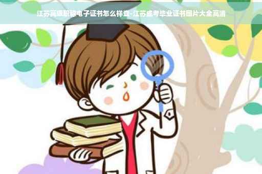 江苏高级职称电子证书怎么样查-江苏成考毕业证书图片大全高清