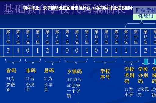 初中毕业，没拿到毕业证的后果是什么,16岁初中毕业证书图片