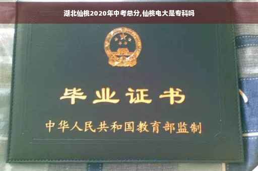湖北仙桃2020年中考总分,仙桃电大是专科吗