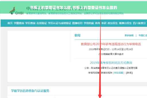 书柜上的荣誉证书怎么做,书柜上的荣誉证书怎么做的