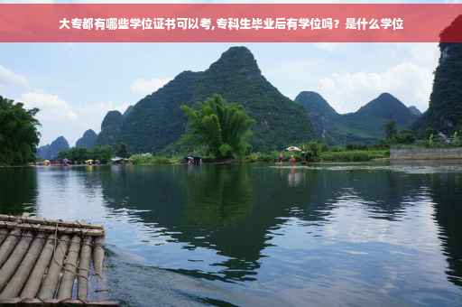 大专都有哪些学位证书可以考,专科生毕业后有学位吗？是什么学位
