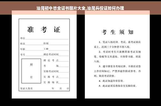 汕尾初中毕业证书图片大全,汕尾兵役证如何办理