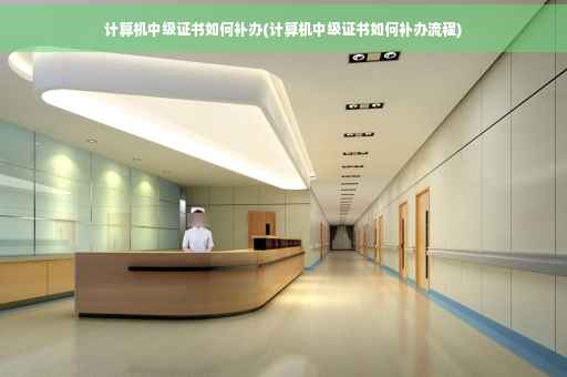 计算机中级证书如何补办(计算机中级证书如何补办流程)