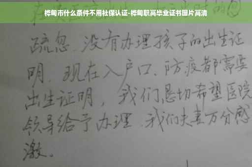 桦甸市什么条件不用社保认证-桦甸职高毕业证书图片高清