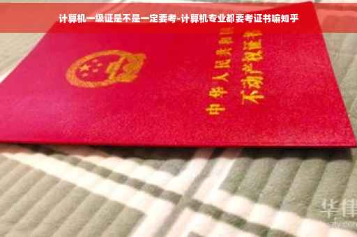 计算机一级证是不是一定要考-计算机专业都要考证书嘛知乎