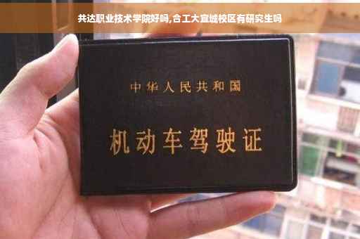 共达职业技术学院好吗,合工大宣城校区有研究生吗