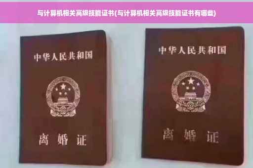 与计算机相关高级技能证书(与计算机相关高级技能证书有哪些)