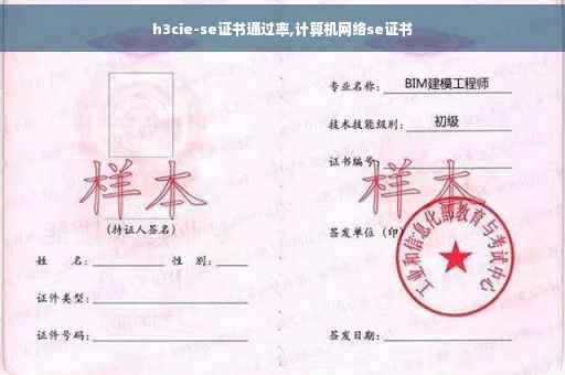 h3cie-se证书通过率,计算机网络se证书