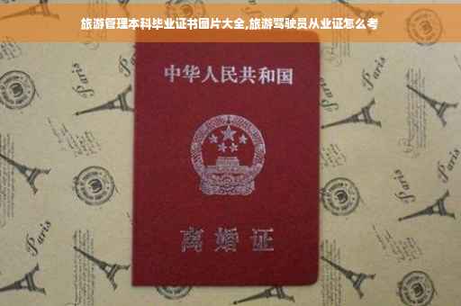 旅游管理本科毕业证书图片大全,旅游驾驶员从业证怎么考