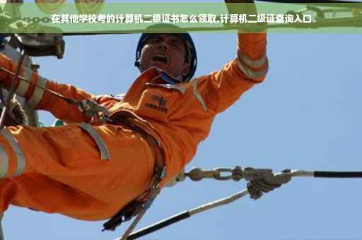 在其他学校考的计算机二级证书怎么领取,计算机二级证查询入口
