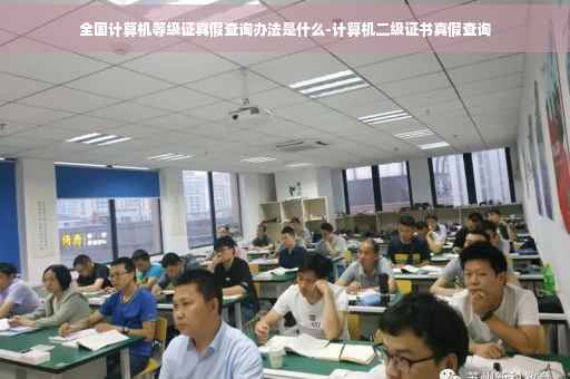 全国计算机等级证真假查询办法是什么-计算机二级证书真假查询