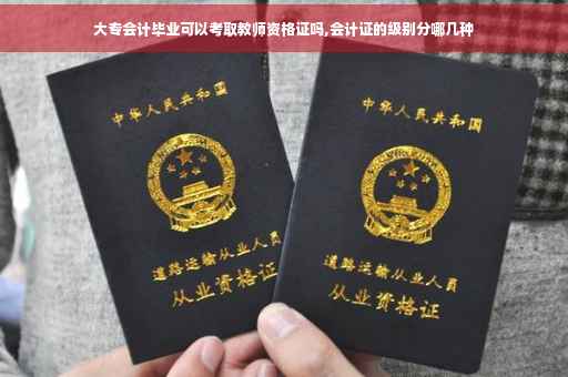 大专会计毕业可以考取教师资格证吗,会计证的级别分哪几种