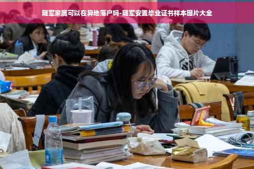 随军家属可以在异地落户吗-随军安置毕业证书样本图片大全