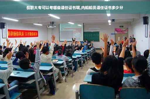 在职大专可以考哪些适任证书呢,内船船员适任证书多少分