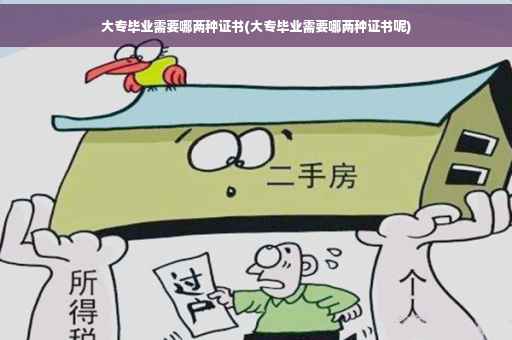 大专毕业需要哪两种证书(大专毕业需要哪两种证书呢)