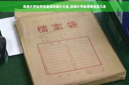 渤海大学法学毕业证书图片大全,渤海大学编导专业是几本