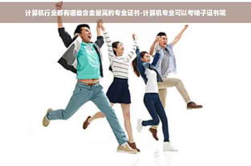 计算机行业都有哪些含金量高的专业证书-计算机专业可以考啥子证书呢