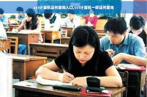 cct计算机证书查询入口,cct计算机一级证书查询