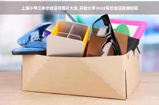 上海小学三本毕业证书图片大全,开放大学2023年毕业证发放时间