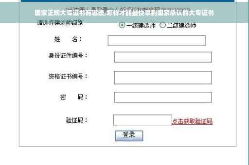 国家正规大专证书有哪些,怎样才能最快拿到国家承认的大专证书