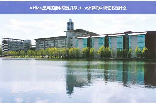 office应用技能中级是几级,1+x计算机中级证书是什么